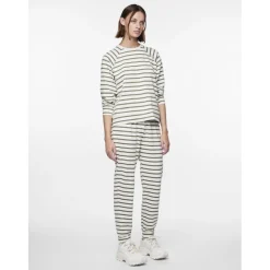 PIECES dame top PCBIBI - Fossil CLOUD DANCER