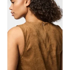 PIECES dame top PCJUNO - Amber Brown