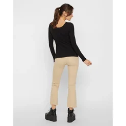 PIECES dame top PCKITTE - Black