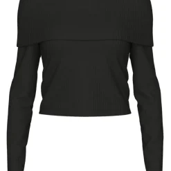 PIECES dame top PCLAYA - Black