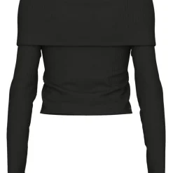 PIECES dame top PCLAYA - Black