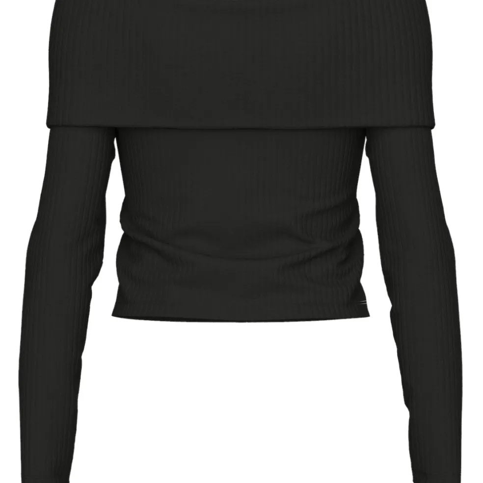 PIECES dame top PCLAYA - Black