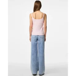 PIECES dame top PCMAY - Pink-A-Boo