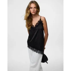 PIECES Dame Top PCNomi - Black