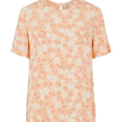 PIECES dame top PCNYA - Apricot