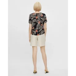 PIECES dame top PCNYA - Black Ferns