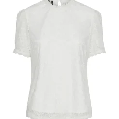 PIECES dame top PCOLLINE - Cloud Dancer