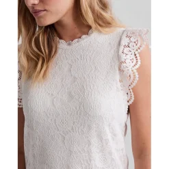 Pieces dame top PCOLLINE - Cloud Dancer