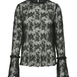 PIECES dame top PCSEMMA - Black