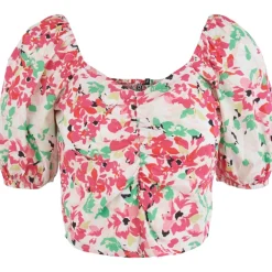 Pieces dame top PCSHADOW - Fuchsia Purple Flowers