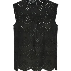 PIECES dame top PCVILDE - Black