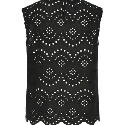 PIECES dame top PCVILDE - Black