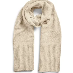 PIECES dame tørklæde PCMOCCA - Silver Mink Melange