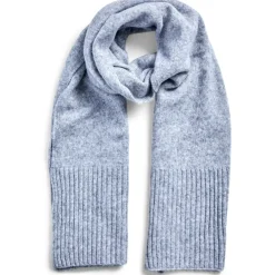 PIECES dame tørklæde PCMOCCA - Light Grey Melange