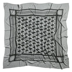 PIECES dame tørklæde PCNOVIS - Light Grey Melange