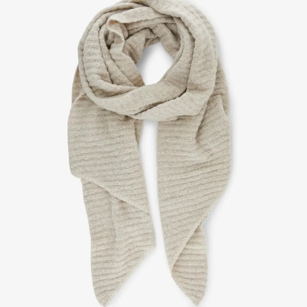 Pieces dame tørklæde PCPYRON - Whitecap Gray