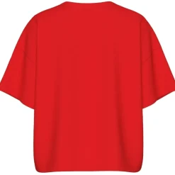 Pieces dame T-shirt PCCHILLI SUMMER - Poppy Red