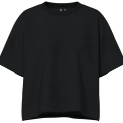 Pieces dame T-shirt PCCHILLI SUMMER - Black