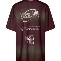 PIECES dame t-shirt PCDALULA - Tawny Port Chicory Coffee