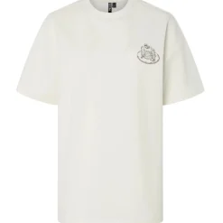 PIECES DAME T-SHIRT PCJELMA - Coconut Milk Delicioso Sunday Brunch