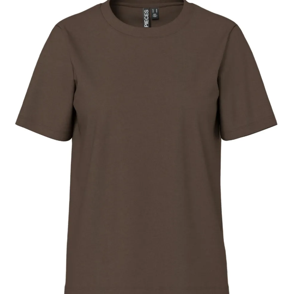 PIECES dame t-shirt PCRIA - Hot Fudge