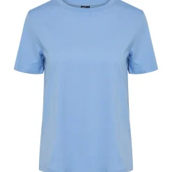 PIECES dame t-shirt PCRIA - Vista Blue
