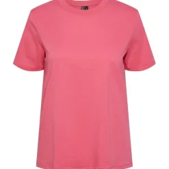 PIECES dame t-shirt PCRIA - Hot Pink