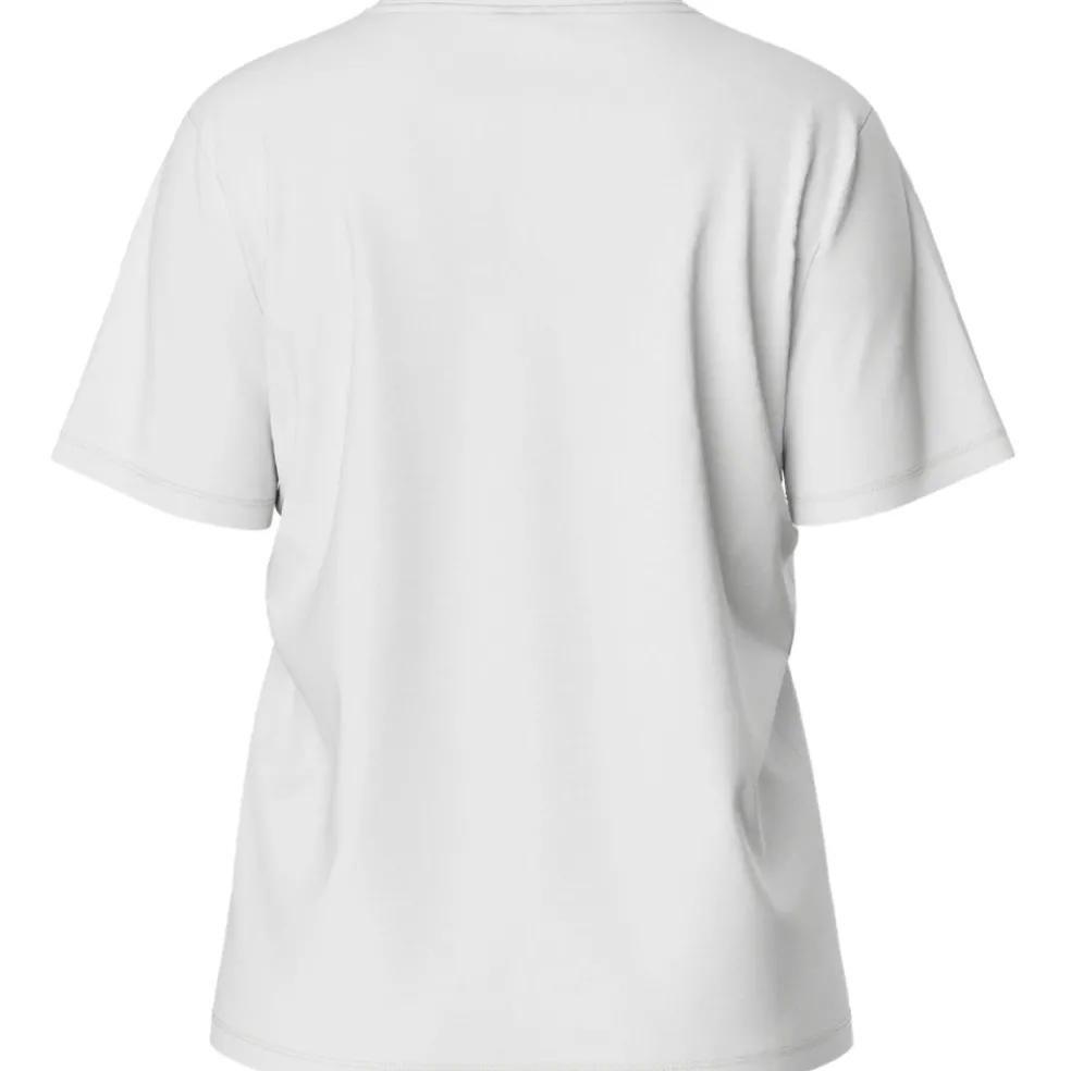 PIECES dame t-shirts PCGABBI - Bright White AMOUR -AMOUR-AMOUR