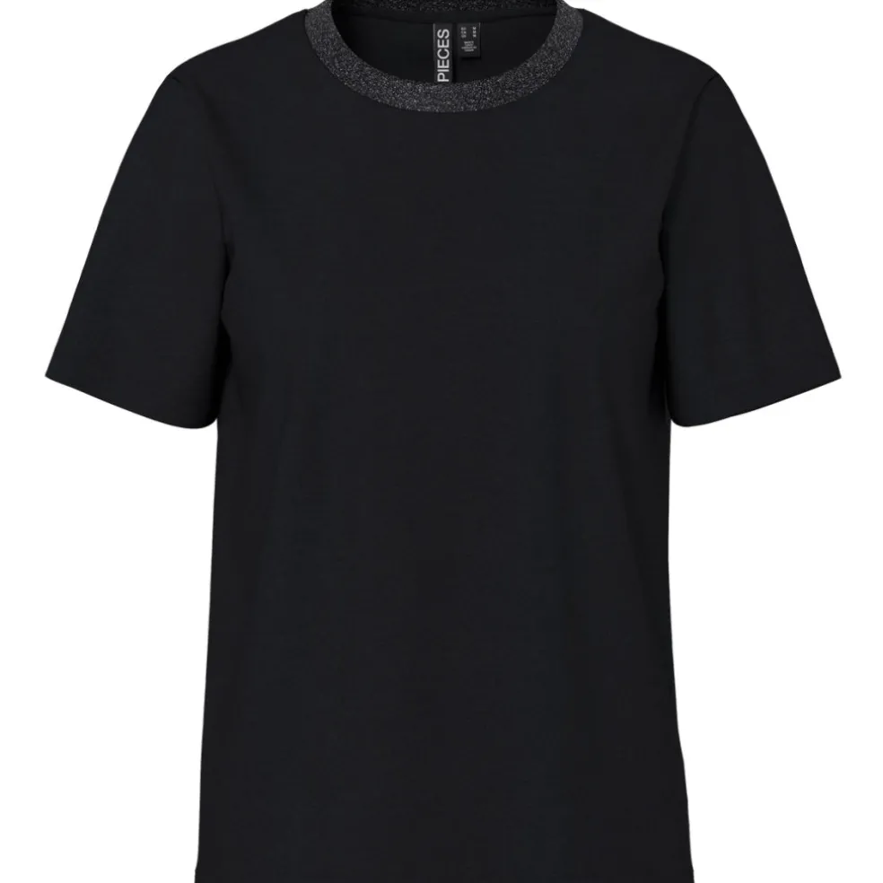 PIECES Dame T-Shirts PCRIA - Black