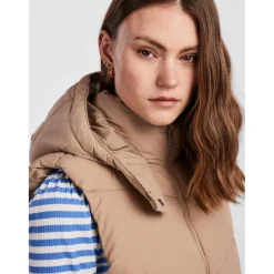 PIECES dame vest PCJAMILLA - Silver Mink