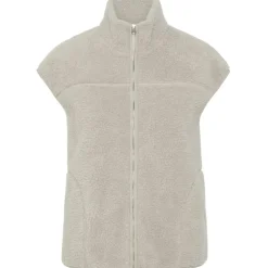 PIECES dame vest PCSADIA - Silver Gray