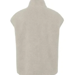 PIECES dame vest PCSADIA - Silver Gray