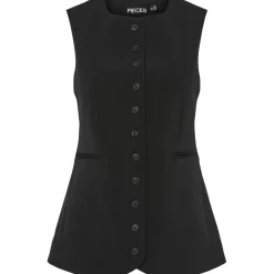 PIECES dame vest PCTEMPRE - Black