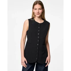 PIECES dame vest PCTEMPRE - Black