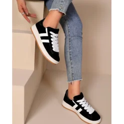 Rosalie dame sneakers BM-1101 - Black