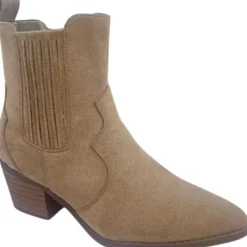 Sabine dame cowboystøvler 7885 - Taupe