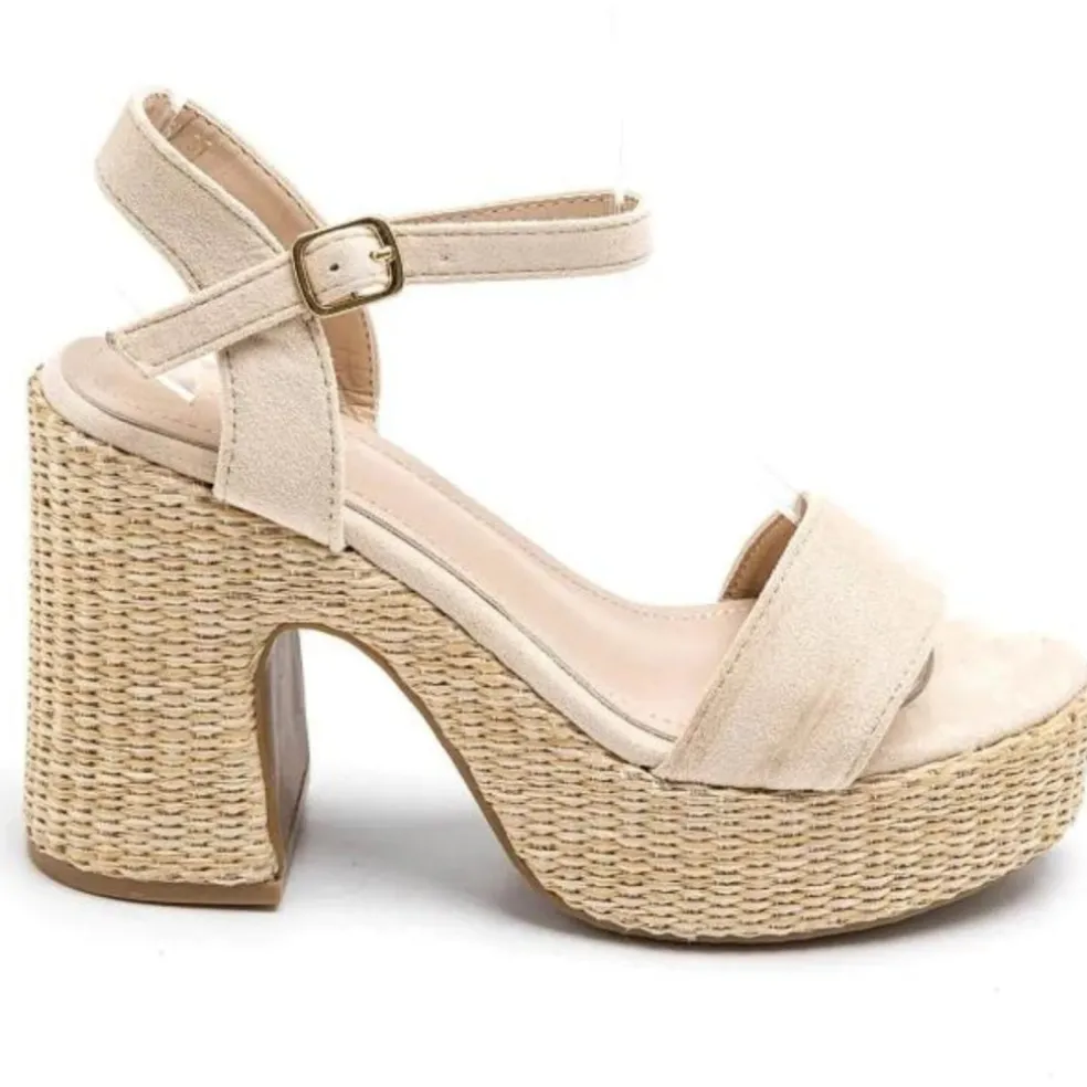 Sigrid dame plateau 3857 - Beige