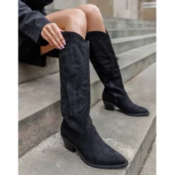 Simone dame støvler 7688A-1 - Black