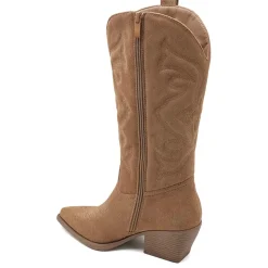Talia dame cowboystøvler 5677-1 - Camel