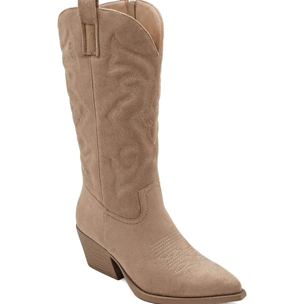 Talia dame cowboystøvler 5677-1 - Kaki