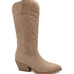 Talia dame cowboystøvler 5677-1 - Kaki