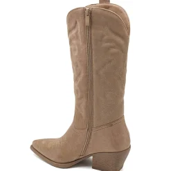Talia dame cowboystøvler 5677-1 - Kaki