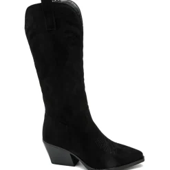 Talia dame cowboystøvler 5677-1 - Black