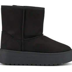 Tulle dame bamsestøvler 6432 - Black