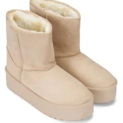 Tulle dame bamsestøvler 6432 - Beige