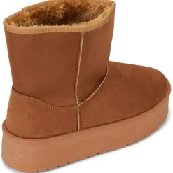 Tulle dame bamsestøvler 6432 - Camel