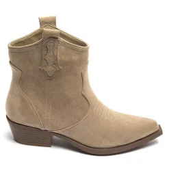 Vanessa Dame cowboystøvler 9653A - Kaki