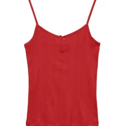 VER MODA dame top VMLISA - Fiery Red