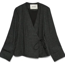 Vero moda aware dame blazer AWAUTHALIA - Dark grey melange
