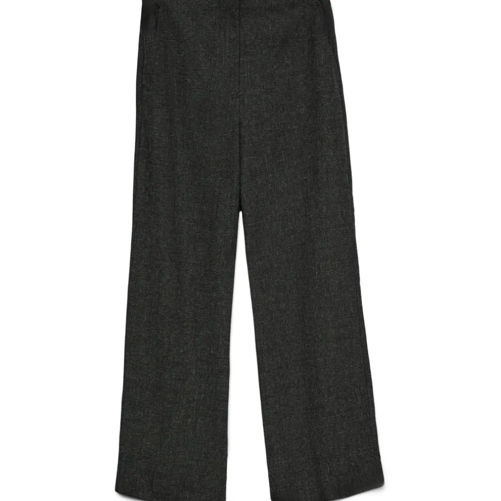 Vero moda aware dame bukser AWUTHALIA - Dark grey melange